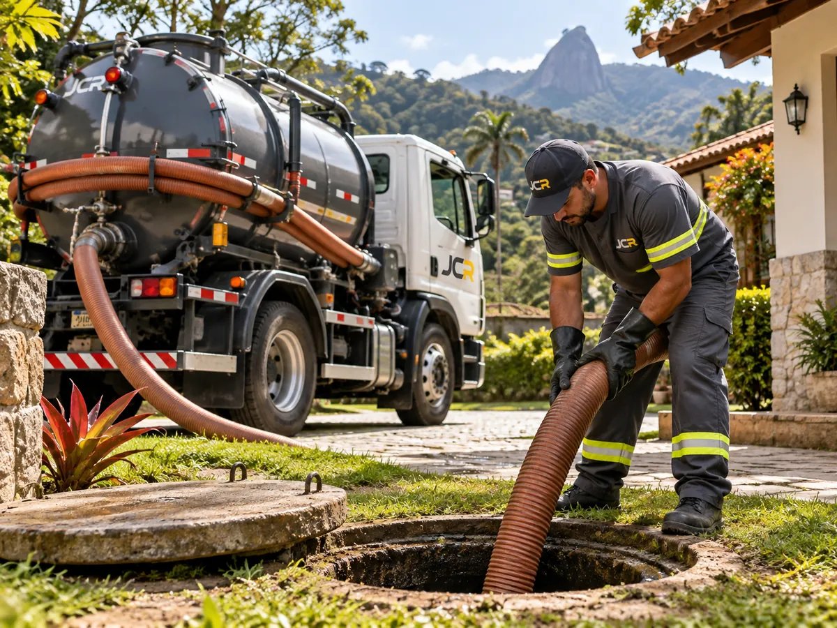 Limpeza de fossa em Petrópolis